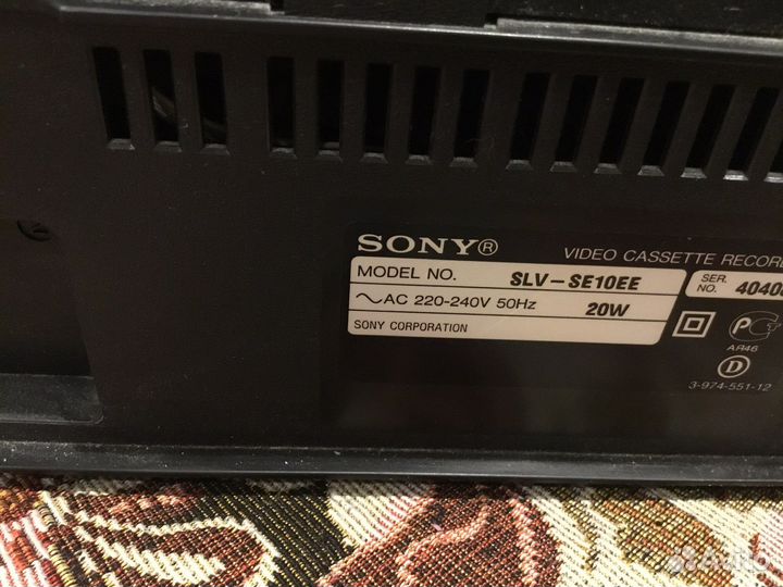 Видеомагнитофон Sony Япония