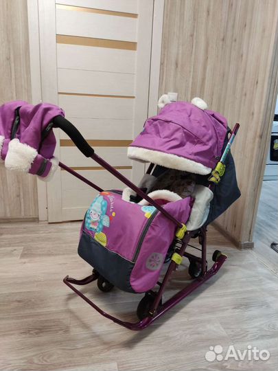 Санки коляска ника 7 2