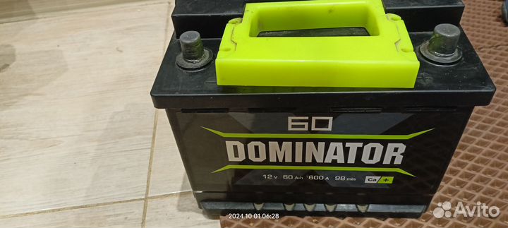 Аккумулятор автомобильный dominator