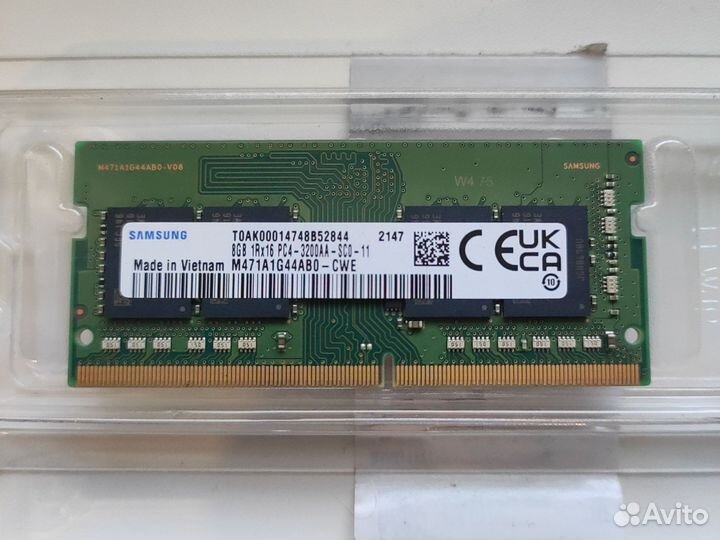Оперативная память ddr4 16gb Samsung 3200 2x8gb