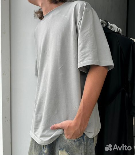 Бланковые футболки плотные оверсайз