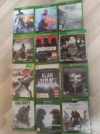 Игры для Xbox one диски
