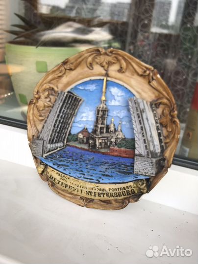 Тарелка декоративная Санкт-Петербург