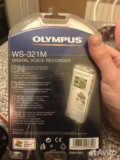 Диктофон olympus WS-321M
