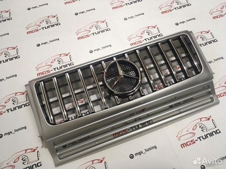 Решетка Мерседес G-Class GT Серая