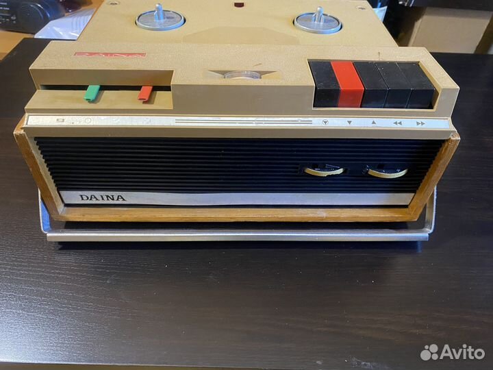 Магнитофон бобинный ламповый звук СССР