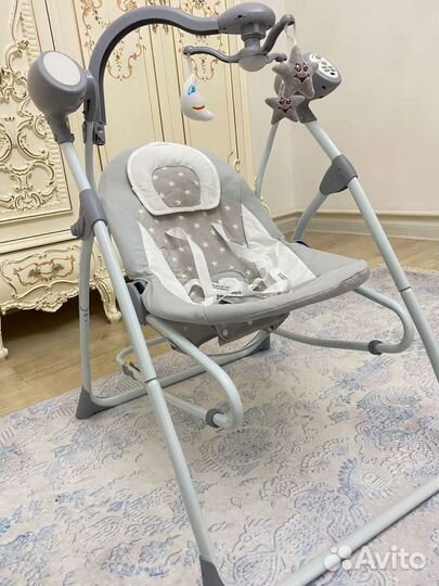 Детские электронные качели для новорожденных