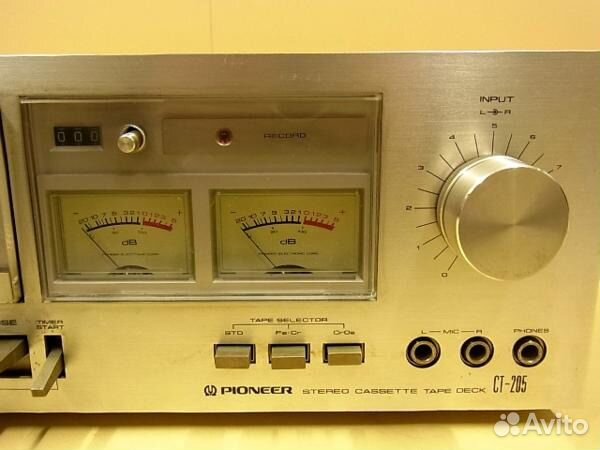 Pioneer CT-205 кассетная дека 1979г
