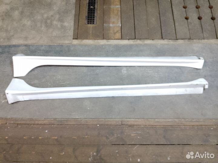 Накладки на пороги mitsubishi lancer 10 оригинал