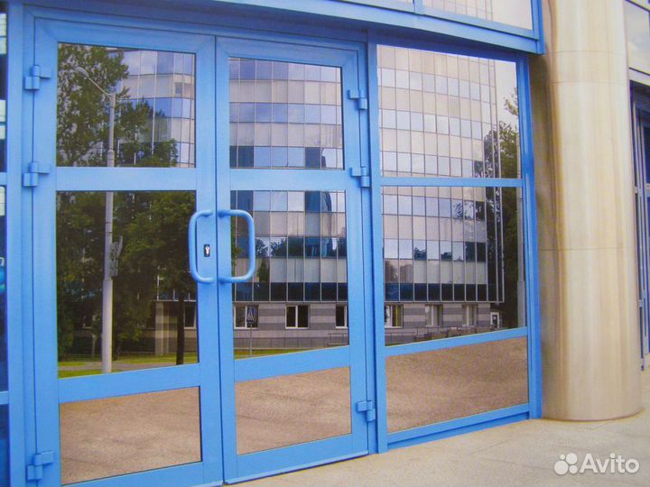 Алюминевые входные группы установка