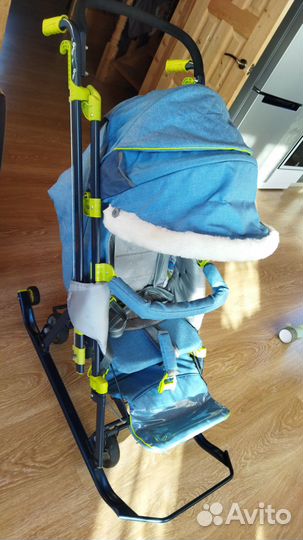 Продам Детские санки- коляска бу