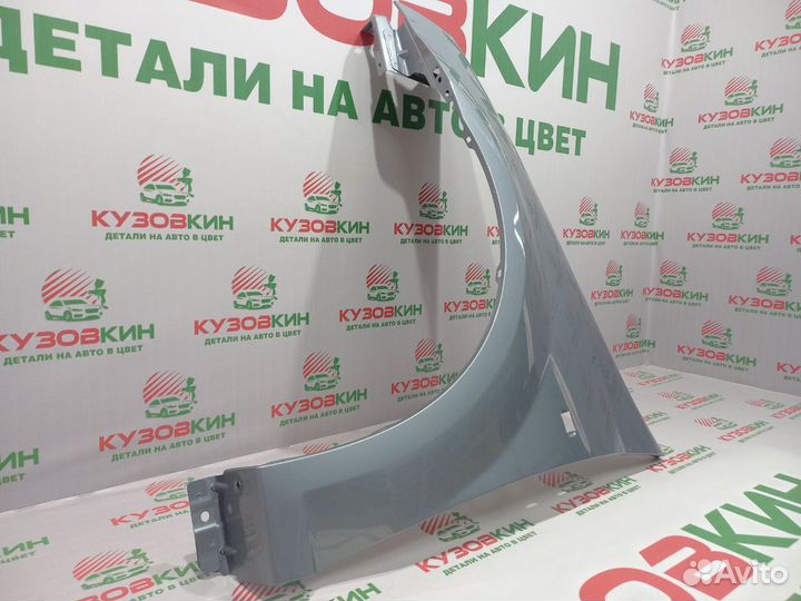 Крыло Ларгус ваз 21999 Logan серебристо - голубой