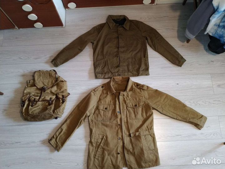 Куртка СССР стройотряд бам рюкзак турист