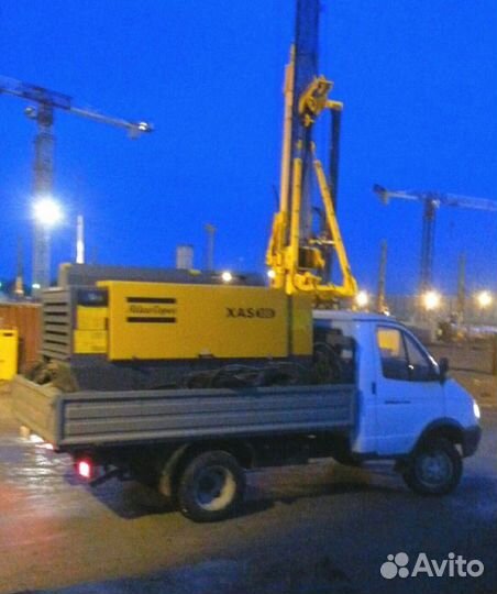 Аренда компрессора с отбойными молотками