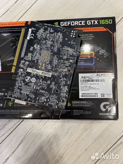 Видеокарта GeForce GTX 1650 D6 OC 4Gb
