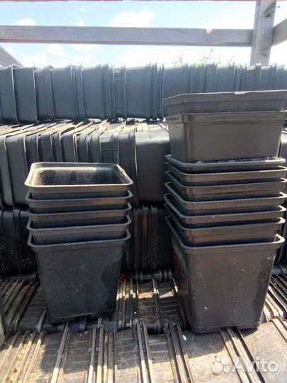 Горшки бу 9*9*9см