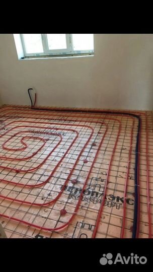 Монтаж теплых полов, систем отопления, котельных