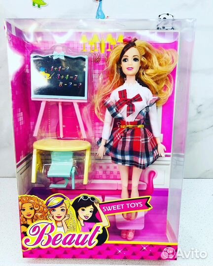 Кукла барби Повар,Учительница,Доктор Шарнирная