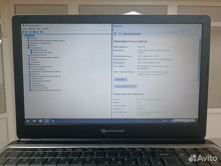 Ноутбук Packard Bell 8gb/GT720m/ssd