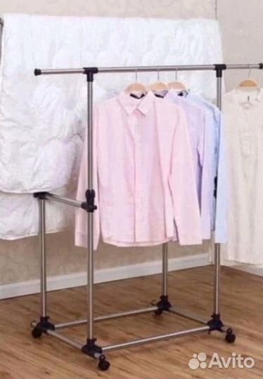 Вешалка напольная двойная