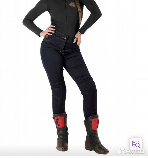 Мотоджинсы женские