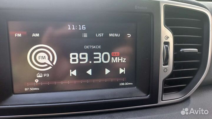 Шгу (автомагнитола) на Kia sportage 4 Кия Спортеж