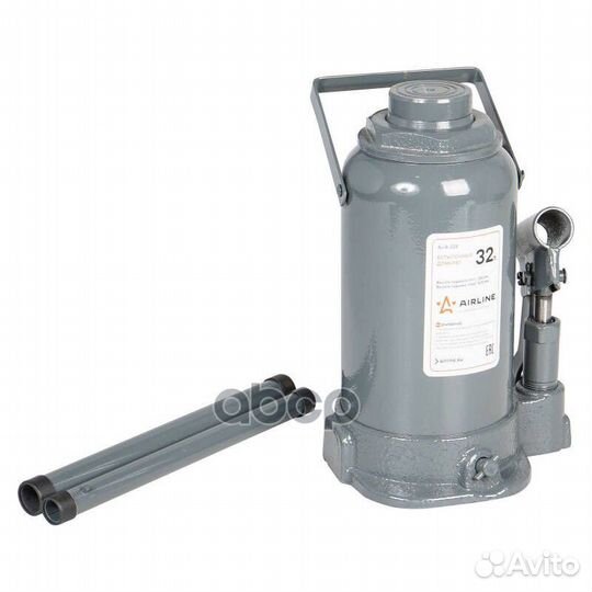 AJ-B-32S домкрат бутылочный 32т, min 285мм, ma