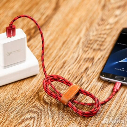 Кабель micro USB-USB 2.0, в оплетке нейлоновой 1,0