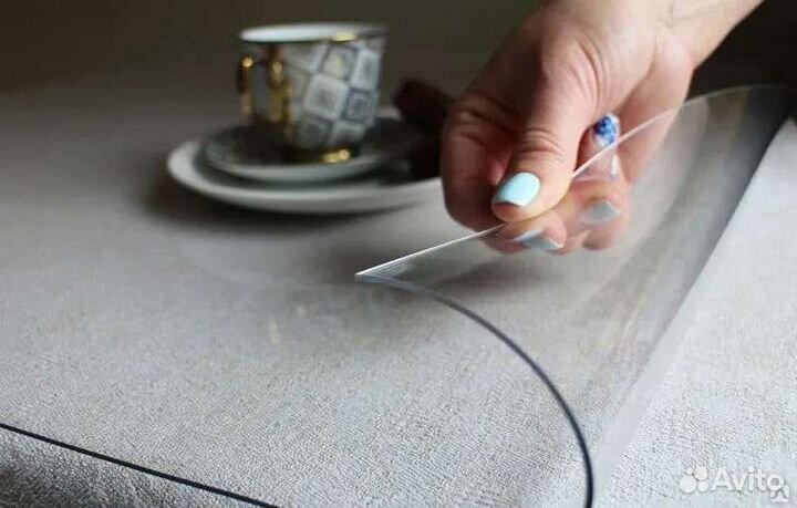 Силиконовая скатерть (мягкое стекло)