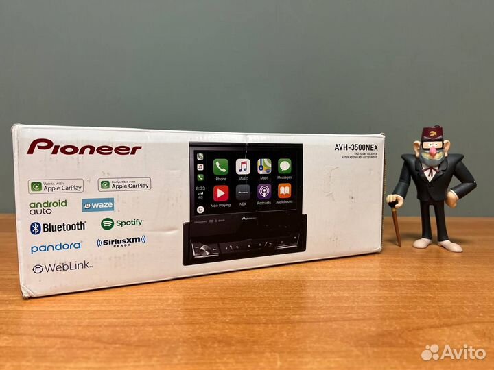 Автомагнитола 1Din Pioneer AVH-3500NEX 7