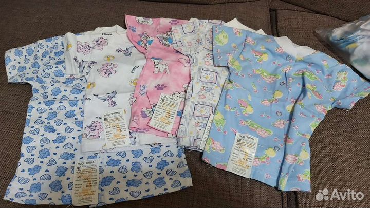 Новая детская одежда для новорожденных