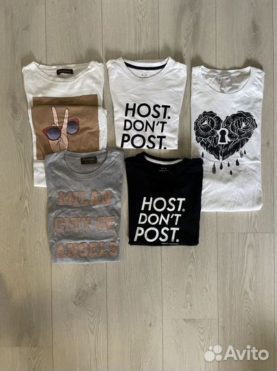 Футболка Armani, Trussardi, Diesel