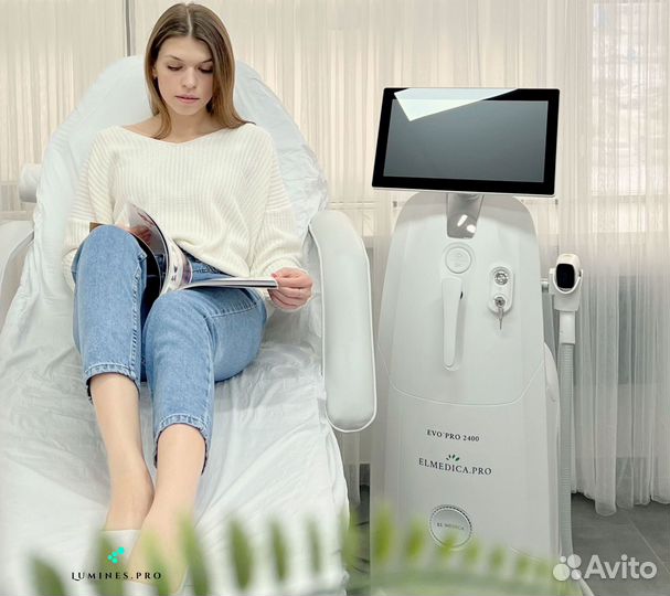 Диодный лазер для эпиляции Лю-Минес максван 1200в