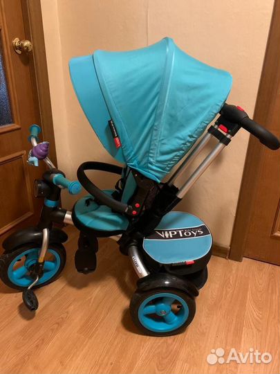 Велосипед-Коляска Vip Toys luxe blue