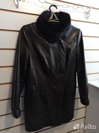 Натуральная кожаная куртка женская