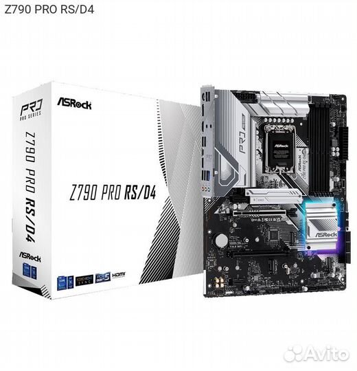 Материнская плата ASRock Z790 PRO RS/D4 ATX LGA 17