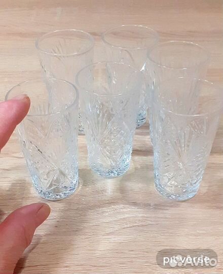 Стопки хрустальные СССР новые