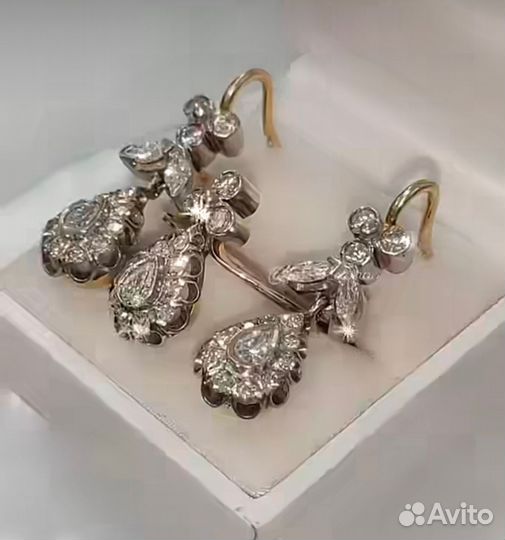 Брилиантовые серьги