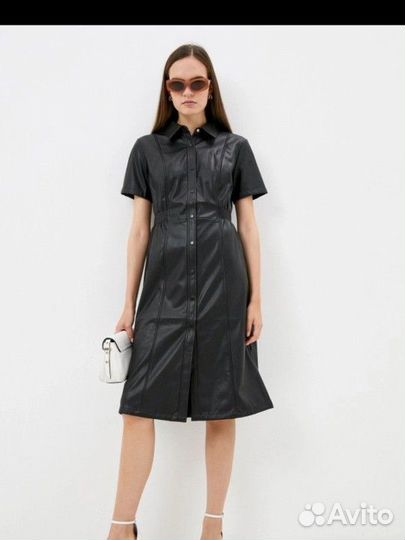 Кожаное платье О'stin