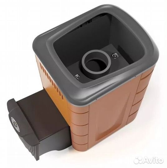 Печь для бани Каронада Мини Heavy Metal да террако