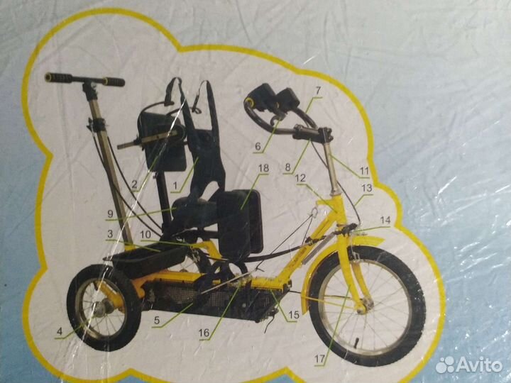 Велотренажер для детей дцп Ангел-Соло