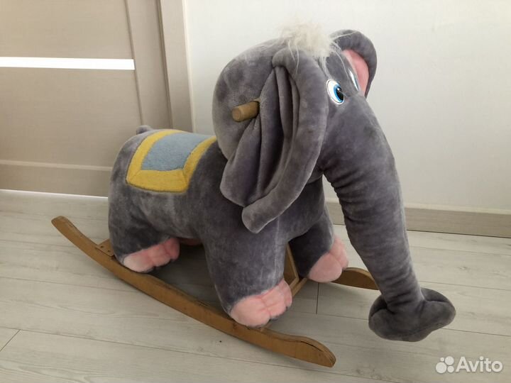 Слон качалка детская