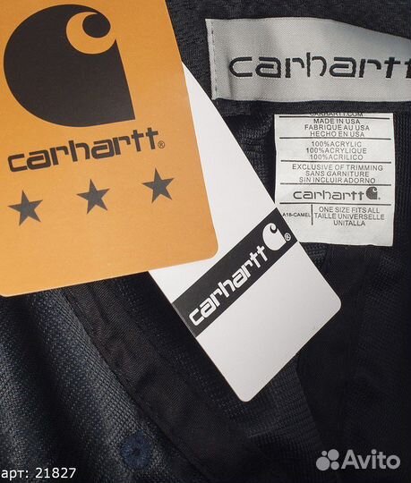 Кепка carhartt синяя