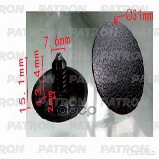 Клипса пластмассовая Ford применяемость: капот