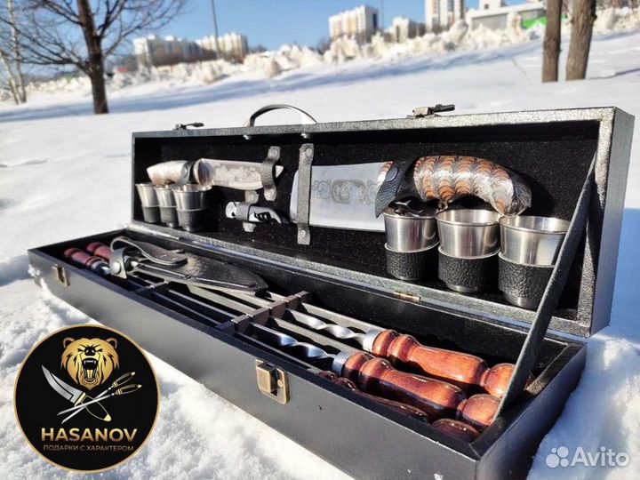 Шашлычный подарочный набор