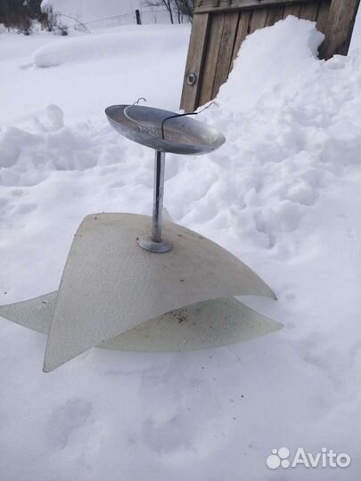 Люстра стекло+метал