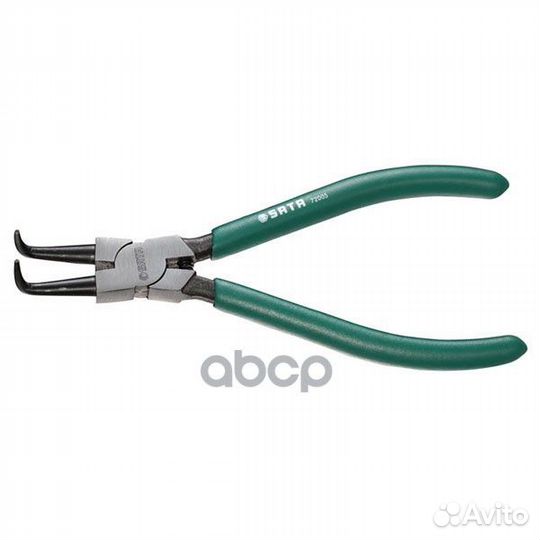 72005 Щипцы для стопорных колец сжим гнутый SAT