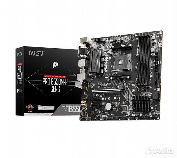 Материнская плата MSI Pro B550M-P Gen3 DDR4