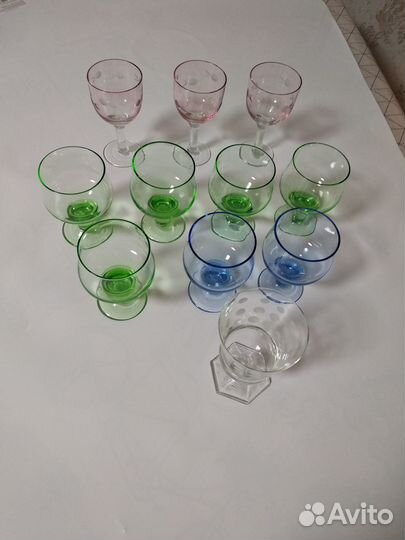 Рюмки из стекла СССР