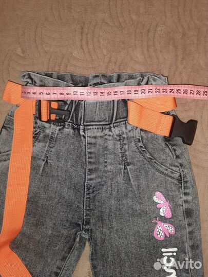 Джинсы для девочки 116